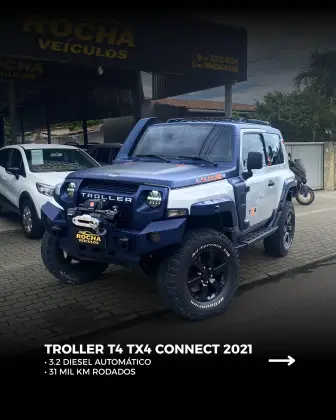 TROLLER T4 3.2 TGV 4X4 20V TURBO INTERCOOLER DIESEL CONNECT 2P AUTOMÁTICO