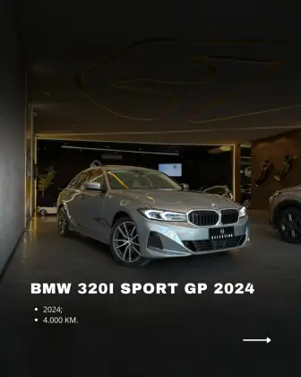 BMW 320i 2.0 16V TURBO FLEX SPORT GP AUTOMÁTICO