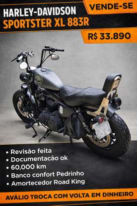 HARLEY-DAVIDSON-SPORTSTER XL 883 R-2007