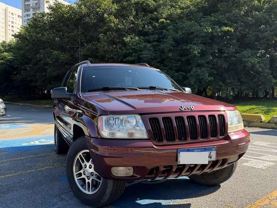 JEEP-GRAND CHEROKEE-4.7 LIMITED QUADRA DRIVE 4X4 V8 16V GASOLINA 4P AUTOMÁTICO JEEP-GRAND CHEROKEE-2000