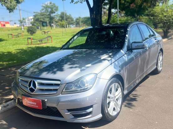 MERCEDES-BENZ-C 200-1.8 CGI TURBO SPORT 16V GASOLINA 4P AUTOMÁTICO MERCEDES-BENZ-C 200-2013