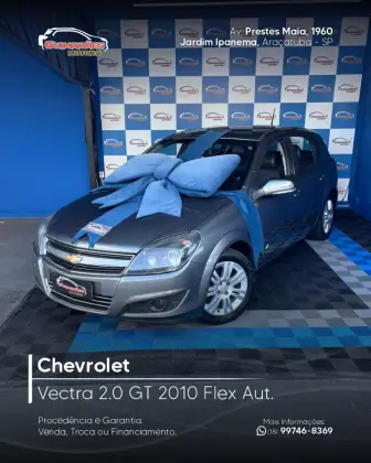 CHEVROLET VECTRA 2.0 MPFI GT HATCH 8V FLEX 4P AUTOMÁTICO