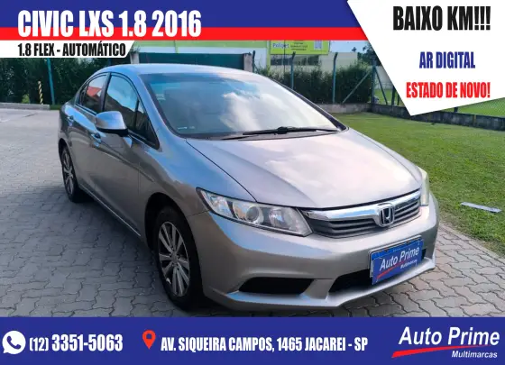 HONDA CIVIC 1.8 LXS 16V FLEX 4P AUTOMÁTICO