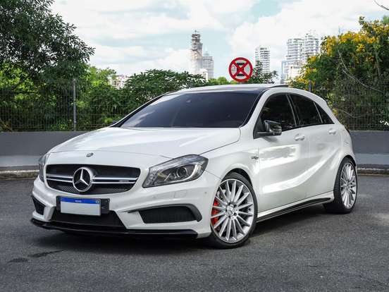MERCEDES-BENZ-A 45 AMG-2.0 16V TURBO GASOLINA 4P AUTOMATIZADO MERCEDES-BENZ-A 45 AMG-2014