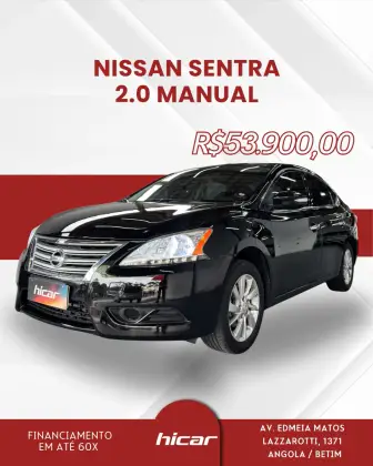 NISSAN SENTRA 2.0 S 16V FLEX 4P MANUAL