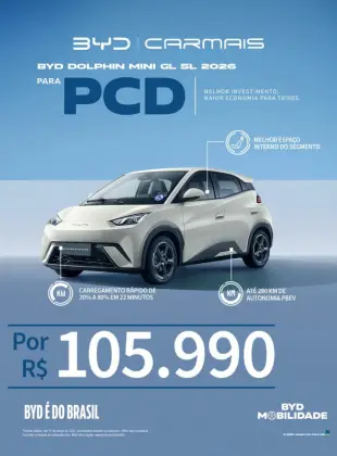 BYD DOLPHIN MINI 38 KW ELÉTRICO GS