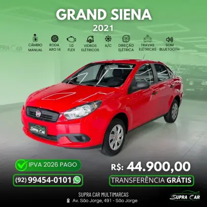FIAT GRAND SIENA 1.0 EVO FLEX MANUAL