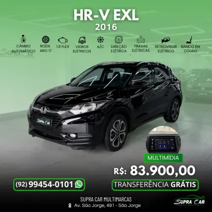 HONDA HR-V 1.8 16V FLEX EXL 4P AUTOMÁTICO