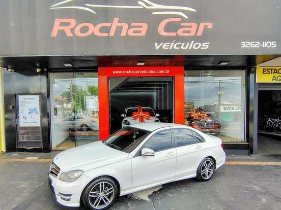 MERCEDES-BENZ-C 180-1.6 CGI SPORT 16V TURBO GASOLINA 4P AUTOMÁTICO MERCEDES-BENZ-C 180-2013