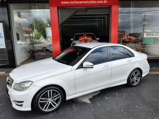 MERCEDES-BENZ-C 180-1.6 CGI SPORT 16V TURBO GASOLINA 4P AUTOMÁTICO MERCEDES-BENZ-C 180-2013