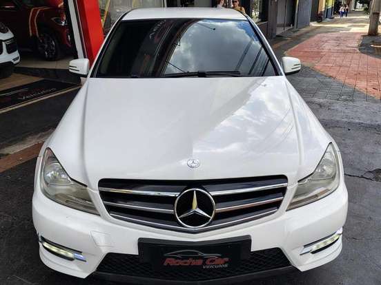 MERCEDES-BENZ-C 180-1.6 CGI SPORT 16V TURBO GASOLINA 4P AUTOMÁTICO MERCEDES-BENZ-C 180-2013