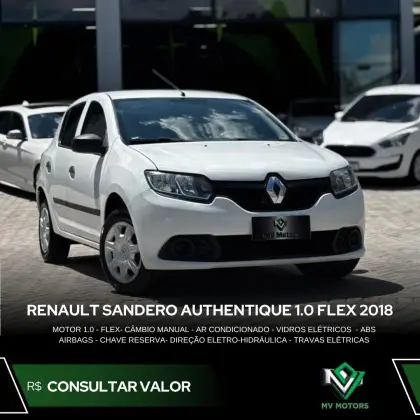 RENAULT SANDERO 1.0 12V SCE FLEX AUTHENTIQUE MANUAL