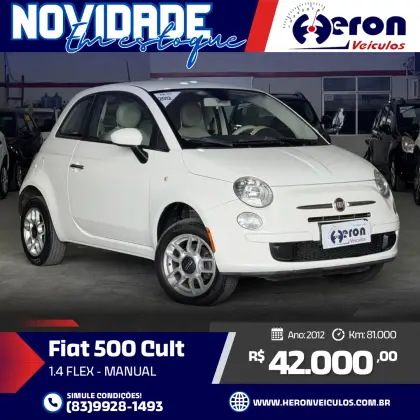 FIAT 500 1.4 CULT 8V FLEX 2P MANUAL