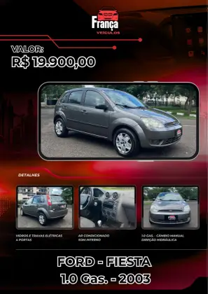 FORD FIESTA 1.0 MPI PERSONNALITÉ 8V GASOLINA 4P MANUAL