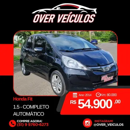 HONDA FIT 1.5 EXL 16V FLEX 4P AUTOMÁTICO HONDA FIT 1.5 EXL 16V FLEX 4P AUTOMÁTICO