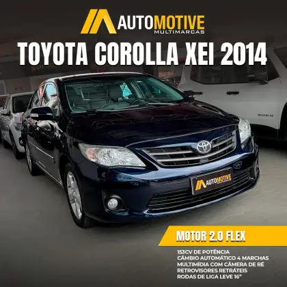 TOYOTA COROLLA 2.0 XEI 16V FLEX 4P AUTOMÁTICO TOYOTA COROLLA 2.0 XEI 16V FLEX 4P AUTOMÁTICO