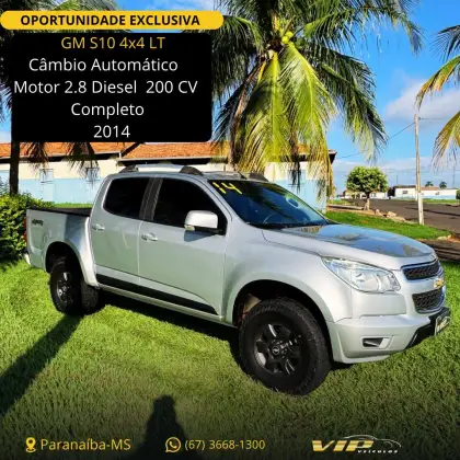 CHEVROLET S10 2.8 LT 4X4 CD 16V TURBO DIESEL 4P AUTOMÁTICO CHEVROLET S10 2.8 LT 4X4 CD 16V TURBO DIESEL 4P AUTOMÁTICO