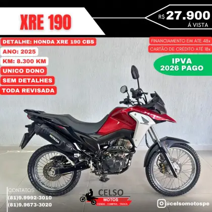 HONDA XRE 190 ABS 