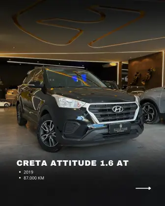HYUNDAI CRETA 1.6 16V FLEX ATTITUDE AUTOMÁTICO HYUNDAI CRETA 1.6 16V FLEX ATTITUDE AUTOMÁTICO