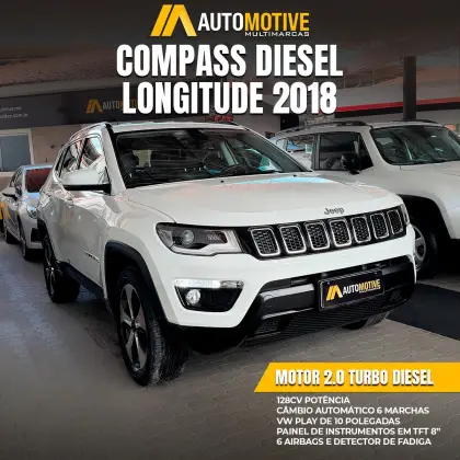 JEEP COMPASS 2.0 16V DIESEL LONGITUDE 4X4 AUTOMÁTICO
