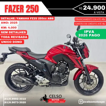 YAMAHA FZ25 FAZER ABS 