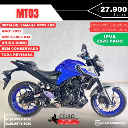 YAMAHA MT-03 ABS 