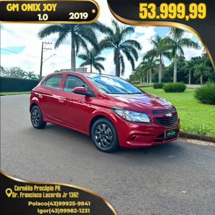 CHEVROLET ONIX 1.0 MPFI JOY 8V FLEX 4P MANUAL