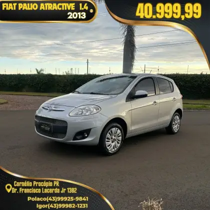 FIAT PALIO 1.4 MPI ATTRACTIVE 8V FLEX 4P MANUAL