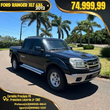 FORD RANGER 3.0 XLT 4X4 CD 16V TURBO ELETRONIC DIESEL 4P MANUAL