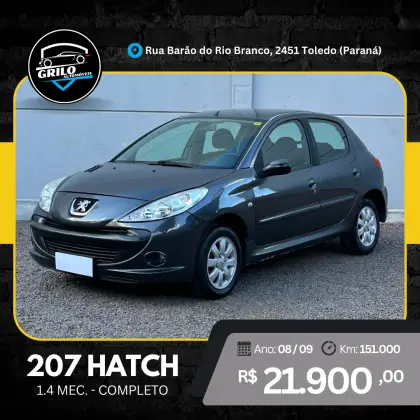 PEUGEOT 207 1.4 XR SPORT 8V FLEX 4P MANUAL