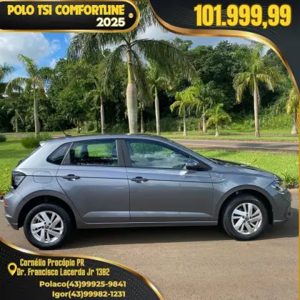 VOLKSWAGEN POLO 1.0 170 TSI COMFORTLINE AUTOMÁTICO VOLKSWAGEN POLO 1.0 170 TSI COMFORTLINE AUTOMÁTICO