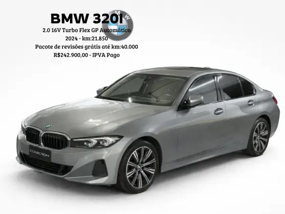 BMW 320i 2.0 16V TURBO FLEX GP AUTOMÁTICO