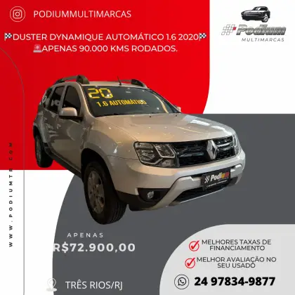 RENAULT DUSTER 1.6 16V SCE FLEX DYNAMIQUE X-TRONIC