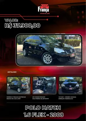 VOLKSWAGEN POLO 1.6 MI 8V FLEX 4P MANUAL