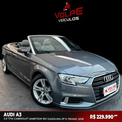 AUDI A3 2.0 TFSI CABRIOLET AMBITION 16V GASOLINA 2P S-TRONIC