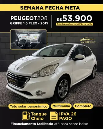 PEUGEOT 208 1.6 GRIFFE 16V FLEX 4P AUTOMÁTICO