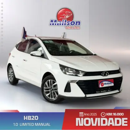 HYUNDAI HB20 1.0 12V FLEX LIMITED PLUS MANUAL