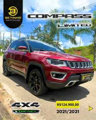 JEEP COMPASS 2.0 16V DIESEL LIMITED 4X4 AUTOMÁTICO JEEP COMPASS 2.0 16V DIESEL LIMITED 4X4 AUTOMÁTICO