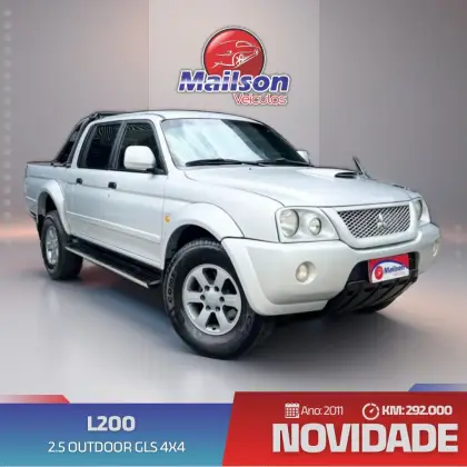MITSUBISHI L200 2.5 GL 4X4 CD 8V TURBO DIESEL 4P MANUAL MITSUBISHI L200 2.5 GL 4X4 CD 8V TURBO DIESEL 4P MANUAL