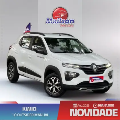 RENAULT KWID 1.0 12V SCE FLEX OUTSIDER MANUAL