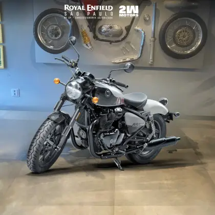 ROYAL ENFIELD SHOTGUN 650 STENCIL WHITE 