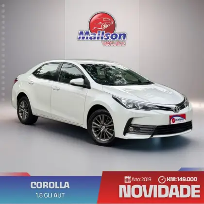 TOYOTA COROLLA 1.8 GLI UPPER 16V FLEX 4P AUTOMÁTICO