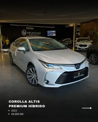 TOYOTA COROLLA 1.8 VVT-I HYBRID FLEX ALTIS PREMIUM CVT TOYOTA COROLLA 1.8 VVT-I HYBRID FLEX ALTIS PREMIUM CVT