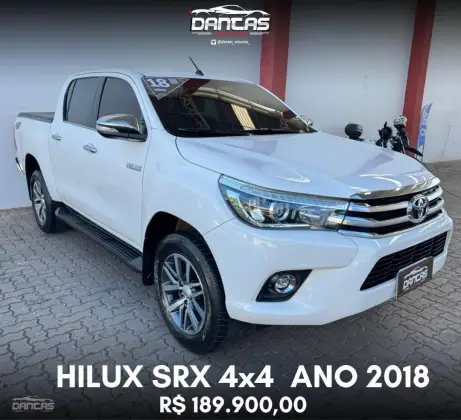 TOYOTA HILUX 2.8 SRX 4X4 CD 16V DIESEL 4P AUTOMÁTICO TOYOTA HILUX 2.8 SRX 4X4 CD 16V DIESEL 4P AUTOMÁTICO