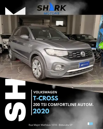 VOLKSWAGEN T-CROSS 1.0 200 TSI TOTAL FLEX COMFORTLINE AUTOMÁTICO