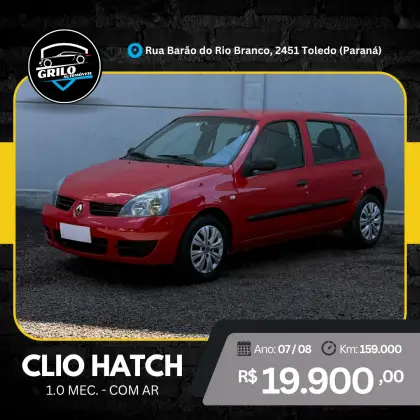 RENAULT CLIO 1.0 AUTHENTIQUE 16V HI-FLEX 4P MANUAL