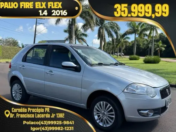 FIAT PALIO 1.4 MPI ELX 8V FLEX 4P MANUAL FIAT PALIO 1.4 MPI ELX 8V FLEX 4P MANUAL