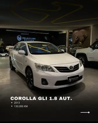 TOYOTA COROLLA 1.8 GLI 16V FLEX 4P AUTOMÁTICO