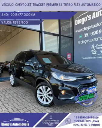 CHEVROLET TRACKER 1.4 16V TURBO FLEX PREMIER AUTOMÁTICO