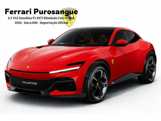FERRARI PUROSANGUE 6.5 V12 GASOLINA F1-DCT FERRARI PUROSANGUE 6.5 V12 GASOLINA F1-DCT